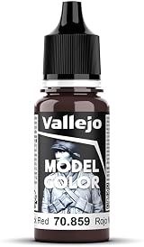 Vallejo Model Color Acrylic Paint Matte 18 ml Black Red Self-Leveling view 1