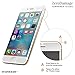 iPhone 8 Plus 7 Plus 6/6s Plus ZeroDamage Tempered Glass Screen Protector with (Installation Tool) .33m [Smooth Edge] - SaharaCase
