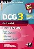 DCG 3 - Droit social - Manuel et applications - 2018-2019 - 12e édition - Préparation complète (LMD collection Expertise comptable) (French Edition) by 