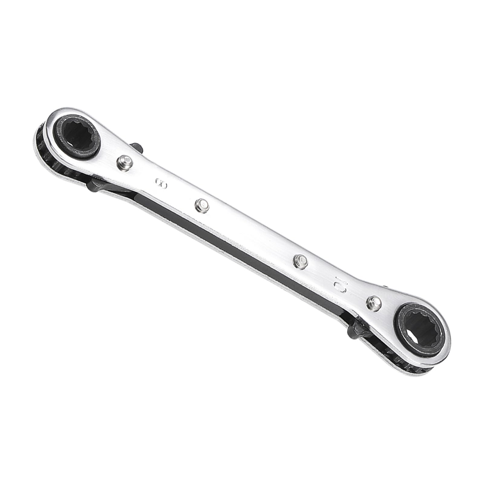 CoCud Double Box End Reversible Ratcheting Wrench, Metric 8mm by 10mm Box End Size, Cr-V Ratchet Spanner - (Applications: for Repairs)