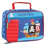 Personalized Classic Pirate Ship Lunch Box - CUSTOM NAME