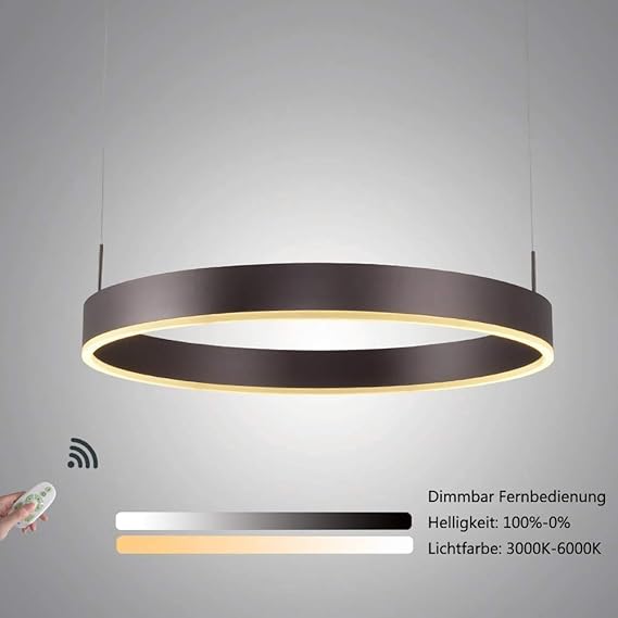 Lámpara colgante de araña de acrílico con luz de control remoto