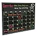 Magnetic Calendar for Refrigerator, Dry Erase Chalkboard Magnets, Erasable Black Board Monthly Planner Chart for Kids, Fridge, Kitchen & Office. Best Stick On Dorm Accessories Gifts