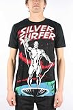 Marvel Comics The Fantastic Four Silver Surfer Big Print Subway T-shirt