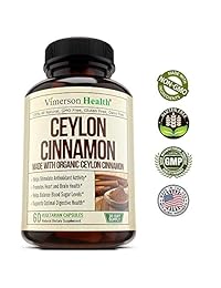 Canela de ceilón auténtico (fabricada con canela orgánica) – suplementos antiinflamatorios y...