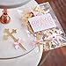 Christening Decorations. Baptism Cross Cupcake Toppers 12CT.