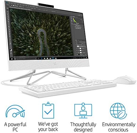 HP Pavilion All-in-One 22-inch Computer, AMD Athlon Gold 3150U, AMD Radeon Graphics, 4 GB RAM, 256 GB SSD, Windows 10 (22-df0022, Snow White) 2 HP Pavilion All-in-One 22-inch Computer, AMD Athlon Gold 3150U, AMD Radeon Graphics, 4 GB RAM, 256 GB SSD, Windows 10 (22-df0022, Snow White)
