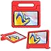 MoKo Case for Samsung Galaxy Tab A 8.0 2018 SM-T387, EVA Kids Shock Proof Convertible Handle Light Weight Protective Cover Compatible with Samsung Galaxy Tab A 8.0 Inch 2018 Release Tablet - Red