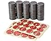 SKEMIX Tuff Magnets, Ferrite, Grade 8, Comes with 24 3M Adhesive Dots Set, Fridge, Craft, Hobby, School, Round Disc 3/4 Inch 50 Pieces/Box