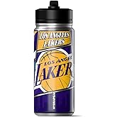 Hydrapeak x NBA Los Angeles Lakers 20 oz Stainless Steel Water Bottle, Officially Licensed Double Wall Insulated Sports Bottle with Straw Lid, Reusable Leakproof Gift for Kids & Adults