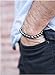 Believe London Mens Womens Hematite Magnetic Therapy Bracelet | Strong Stretch | Precious Natural Stones Healing Blue Cat Eye (8 Inch)