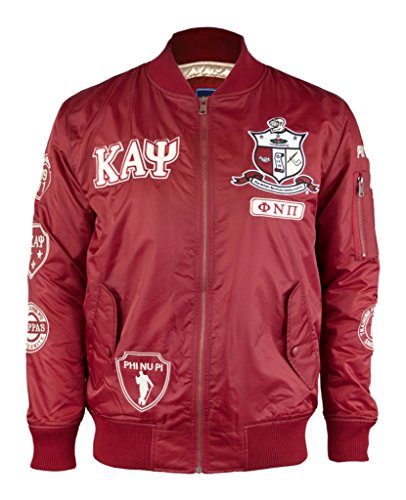 cream kappa alpha psi bomber jacket