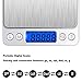 aiPao 3000g/0.1g Digital Kitchen Scales, High-precision Pocket Food Scale, Multifunctional Pro Scale with Back-Lit LCD Display, Lab Weight, 0.01oz