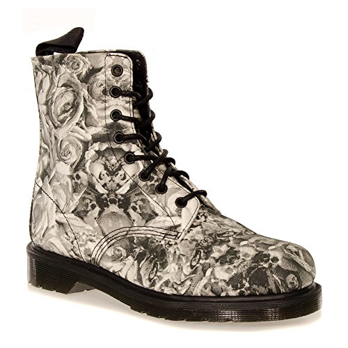 skull and roses doc martens