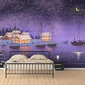 Wall Mural Dream World Removable Wallpaper Wall Sticker for Bedroom Living Room - 66x96 inches