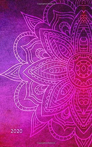 2020: UK Diary 2020 – Page A Day / Planner / Organiser / Journal Writing / Gratitude Journal / Family Diary / Beautiful Mandala – Pink Paperback – December 6, 2019