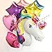 25Pack Colorful Happy Birthday banner &32 inch Unicorn balloons Bright Rainbow Stars Foil balloon For First birthday party decorations Baby shower Unicorn party supplies (colorful)