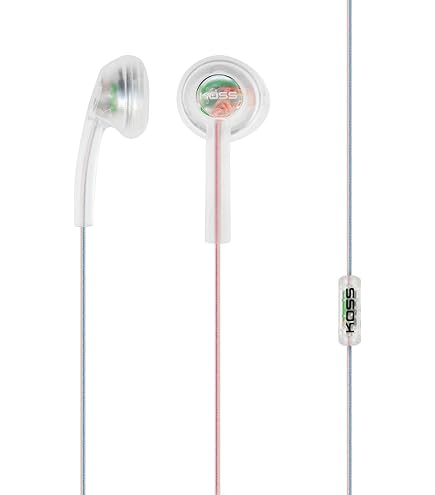 Inakustik KEB9iW In-Ear-Kopfhörer Mit Mikrofon - Geräuschdämpfend, Dynamischer Klang, 3 Ohrpolster-Größen | In-Ear Kopfhörer Mit Mic, Ohrhörer Für Unterwegs