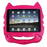 HDE Kids Light Weight Shock Proof Animal Case for iPad Air (Pink Cat)