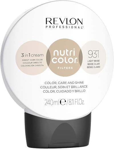 REVLON PROFESSIONAL Nutri Color Filters 931 Light Beige 240 ml Semi-Permanent
