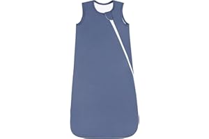 DOMIAMIA Rayon Made from Bamboo Baby Sleep Sack 6-12 Months 1.0 Tog 2-Way Zipper Ultra Soft Toddler Sleeping Sack，Lightweight Wearable Blanket for Babies