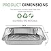 21x13 Aluminum Pans (20 Pack) Durable Full Size Deep Aluminum Foil Roasting & Steam Table Pans - Deep Pan for Catering Large Groups - Disposable Pans Great for Cooking, Heating, Storing, Prepping Food
