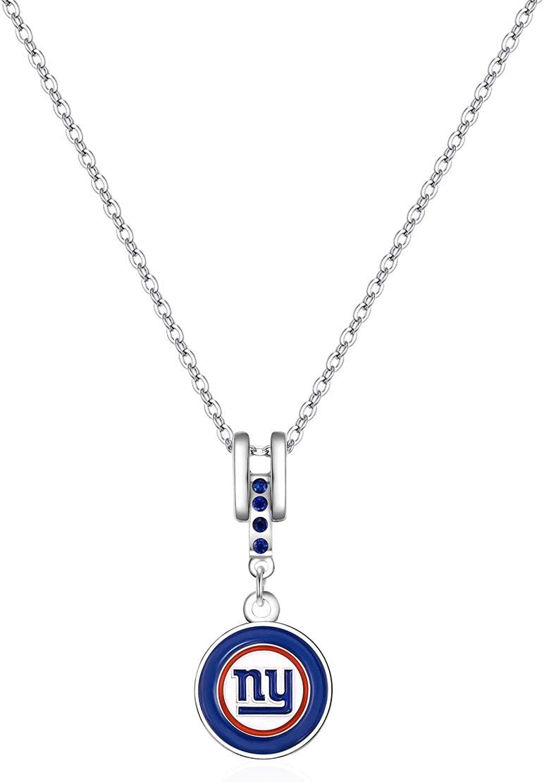 Pro Specialties Group NFL Dallas Cowboys Charm Necklace Silver, 16" Chain - 5/8 x 1 3/8 Charm : Clothing