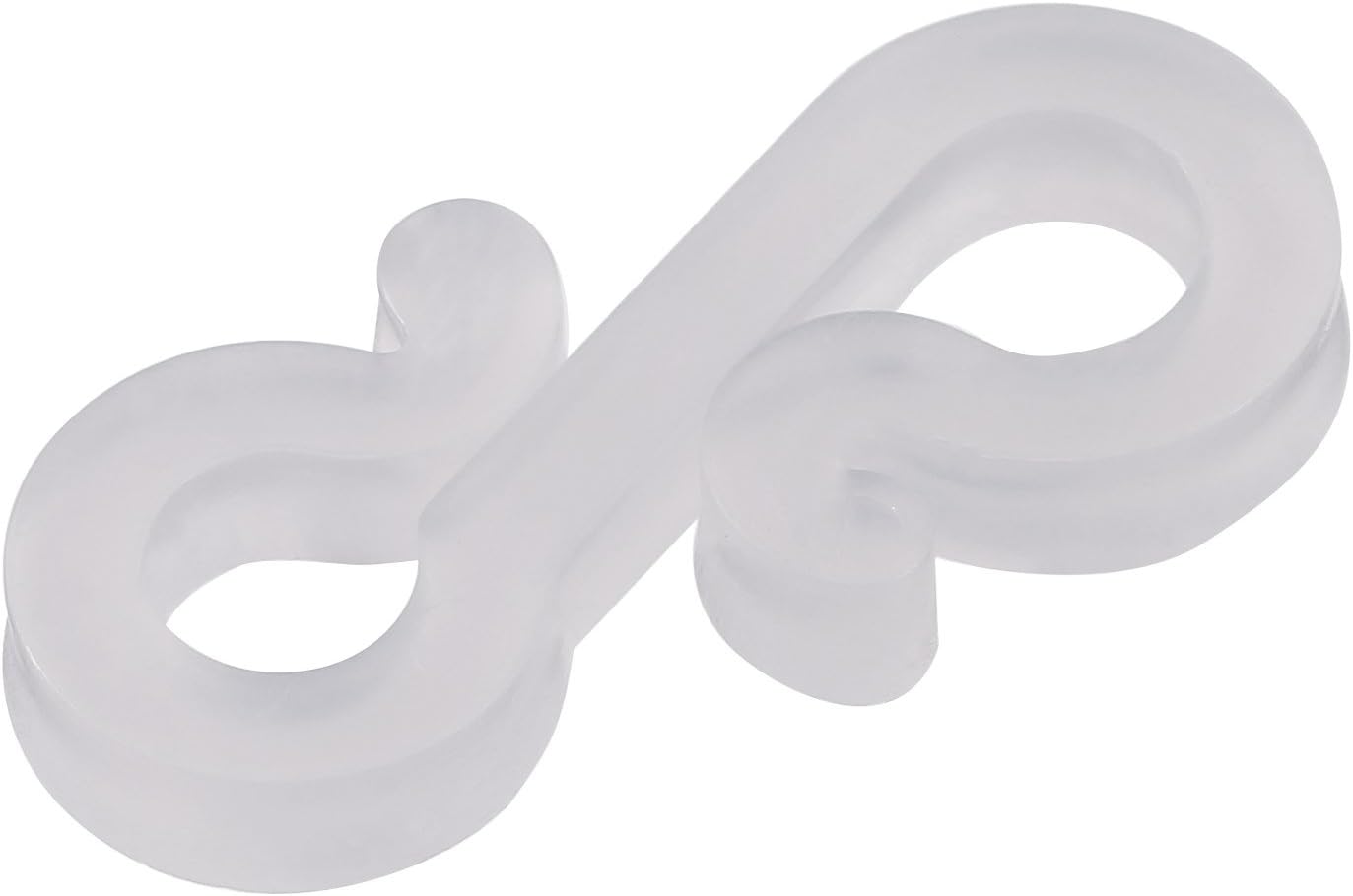 BBTO Christmas Mini Gutter Hang Hooks Weatherproof Plastic S Clip Hooks