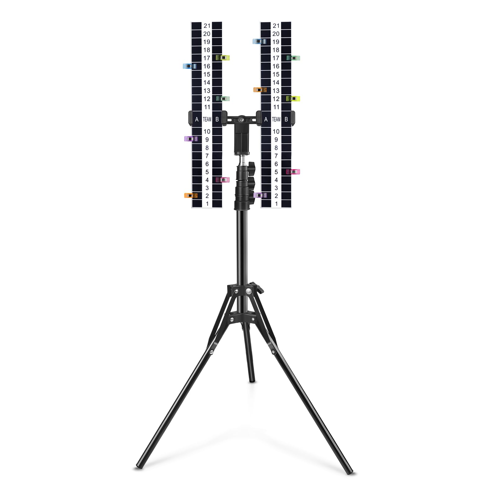 1 Set Cornhole Score Board, Vertical PVC Cornhole Score Keeper with Floor Stand, Cornhole Scoreboard with Clips, Corn Holes Outdoor Game