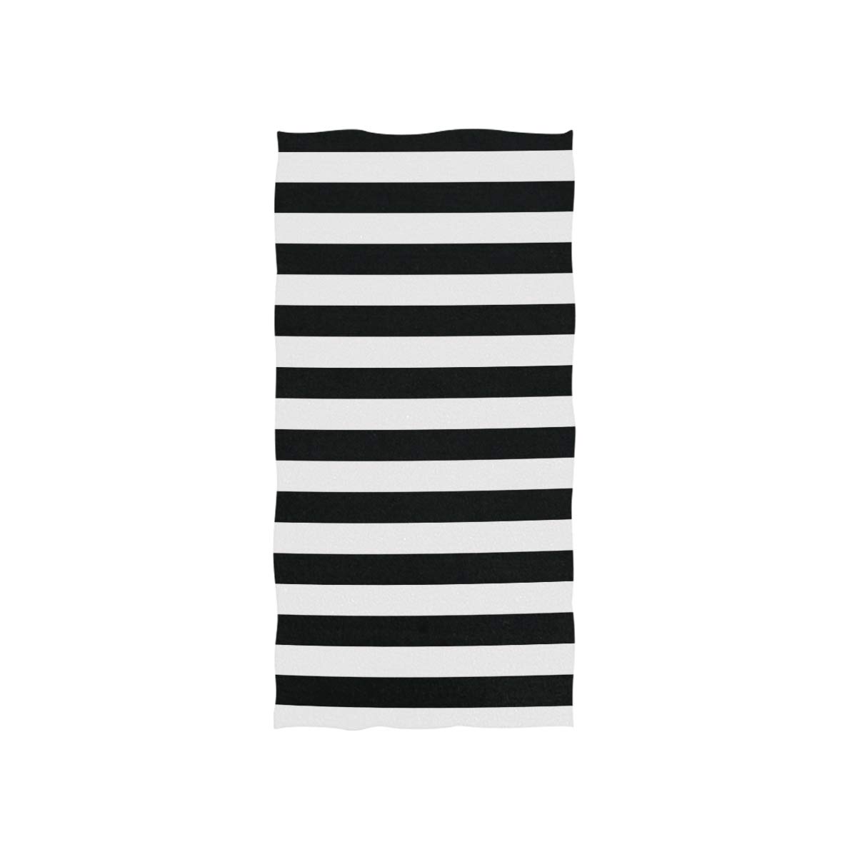 Black White Stripes Hand Towel Ultra Soft Luxury Towels for Bathroom 30"x15"