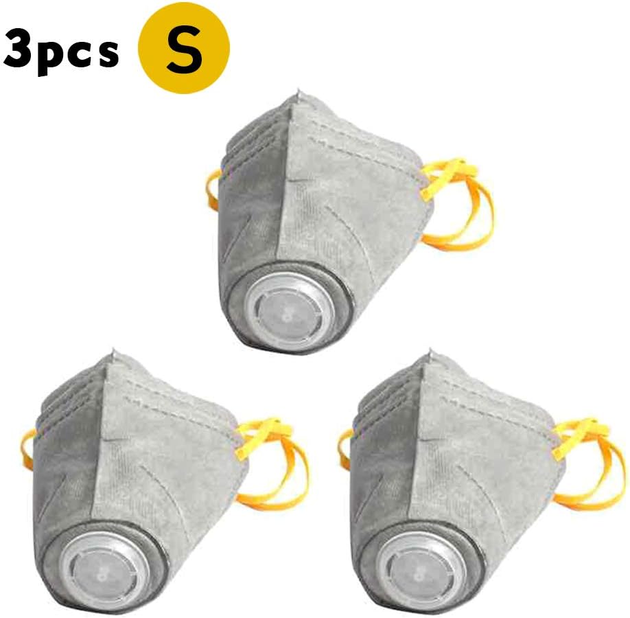 Gecheer Dog Face Mask Pet Protective Mask Breathable Soft Cotton Mouth Mask Dog Respiratory PM2.5 Anti Dust Mask Cover,3 Pcs