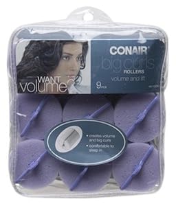 Image of Conair Big Curl Foam Roll Size 9ea Conair Conair Big Curl Foam Rollers 9ea