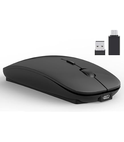Souris sans fil pour MacBook Pro, MacBook Air, Mac, iMac, ordinateur de bureau, Chromebook Win7/8/10, ordinateur portable HP Dell (Or rose