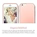 iPhone 6S Case - Maxboost [Vibrance S] iPhone 6 6S Case (4.7 Inch) Slider Style Protective SOFT-Interior Scratch Protection Finished Hard Cases Cover - Rose / Champagne Gold