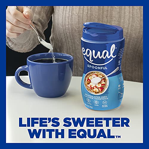 EQUAL Spoonful Zero Calorie Sweetener, Sugar Substitute, 4 Ounce Jar
