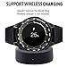 [2 Pack]JZK Samsung Galaxy watch 46mm/Gear S3 Frontier & Classic Bezel Ring Styling,Adhesive Cover Anti Scratch & Collision Protector Bezel Loop+Protector Case for Galaxy Watch 46mm Watch Accessories