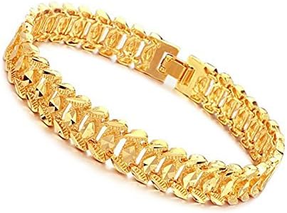 KingSix 18K Yellow Gold-Plated Tennis Bracelet KKS163