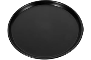 BAZEITFLOW Nonstick Microwave Crisper Pan Round Baking Tray with Anti-slip Edge Heat Resistant Up to Versatile