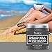 Purest Naturals Dead Sea Mud Mask - Best Facial Mask for Acne, Oily Skin & Blackheads - 100% Natural & Organic Deep Skin Cleanser - Reduces Signs of Aging, Pores & Wrinkles - Ultimate Spa Quality