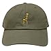 City Hunter C104 Giraffe Cotton Baseball Dad Caps 16 Colors (Olive)