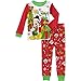 Mickey Mouse Pluto Little Boys Toddler Christmas Cotton Pajama Set