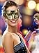 14 Pieces Unisex Retro Half Masquerade Masks Face Mask Venetian Mask for Fancy Dress Costume Party (Gold)