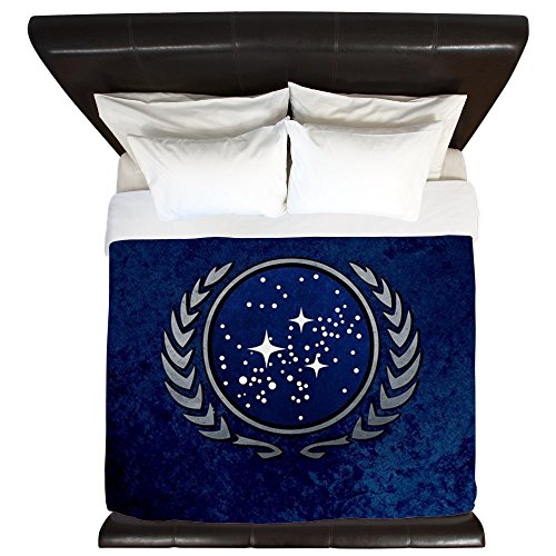 CafePress - STARTREK UFP STONE - King Duvet Cover, Printed Comforter Cover, Unique Bedding, Luxe