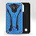 LG K20 Plus Case, Zizo [Static Series] Shockproof [Military Drop Tested] w/ Kickstand [LG K20 Plus Heavy Duty Case] Impact Resistant - LG Harmony,,Blue/Black
