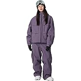 YEEFINE Women's Snow Snowboard Suits Baggy Men's Ski Jacket and Pants Set Insulated Snowsuits Waterproof Winter