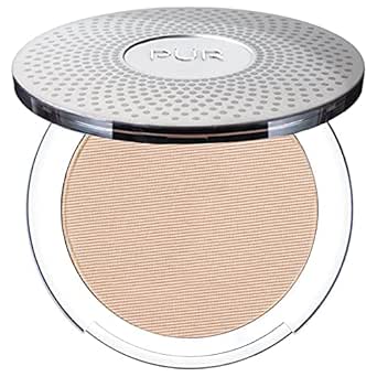 PÜR 4-in-1 Pressed Mineral Makeup SPF 15 Powder Foundation with Concealer &amp; Finishing Powder - Medium to Full Coverage Foundation Makeup - Cruelty-Free &amp; Vegan Friendly