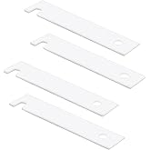 4-Pcs WE03X37319 Dryer Bearing Slider, Compatible with GE/HP Dryer | Replaces WE3M51 DE7319 WE01M0404 WE03X37319-25PK AP7217725, Wear-resistant material, Easy to Install