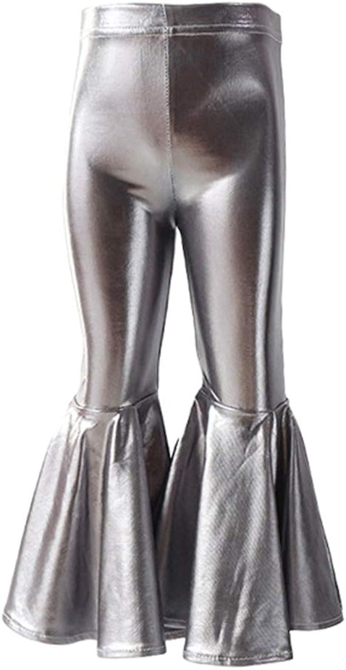 baby girl wet look leggings