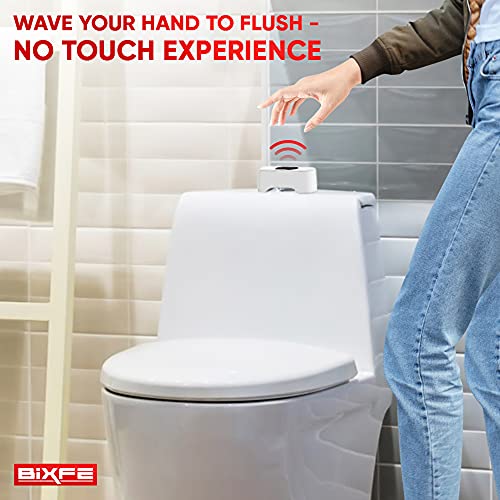 BIXFE Automatic Toilet Flusher Infrared Sensor Touchless Toilet