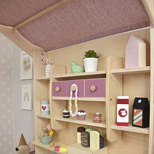 Meppi Kaufladen Lollipop aus Holz rosa/Natur - Kaufmannsladen für Kinder - Marktstand – Bild 7